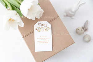 Gift Tag Mockup,Easter Mockup