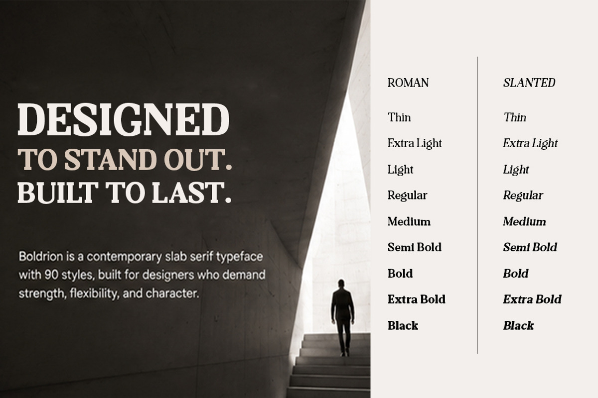 Boldrion, a Slab Serif Font by Keren Studio (Photo 2 of 10)