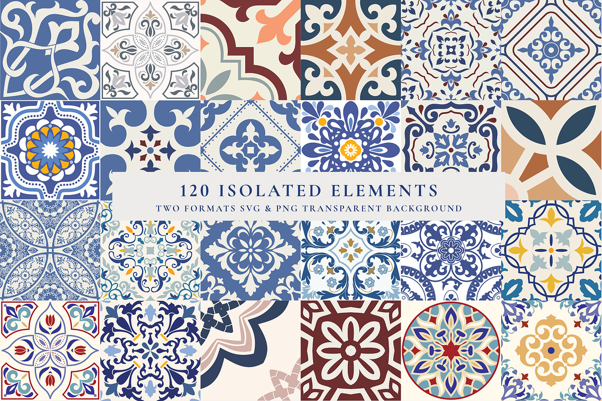 Azulejos Tile Collection, an Object Graphic by Paper Flowers Studio (Photo 2 of 11)