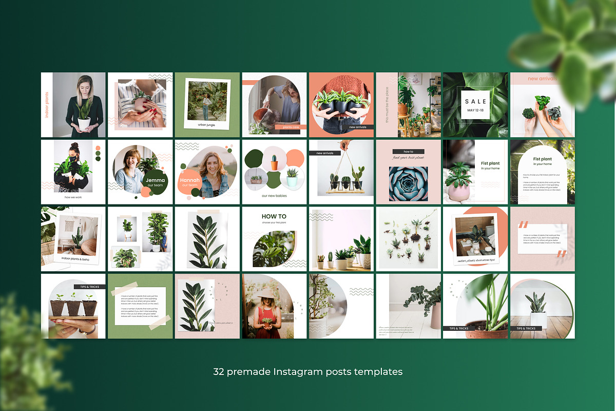 Insta templates (posts & stories), a Social Media Template by helgascandinavus (Photo 3 of 6)