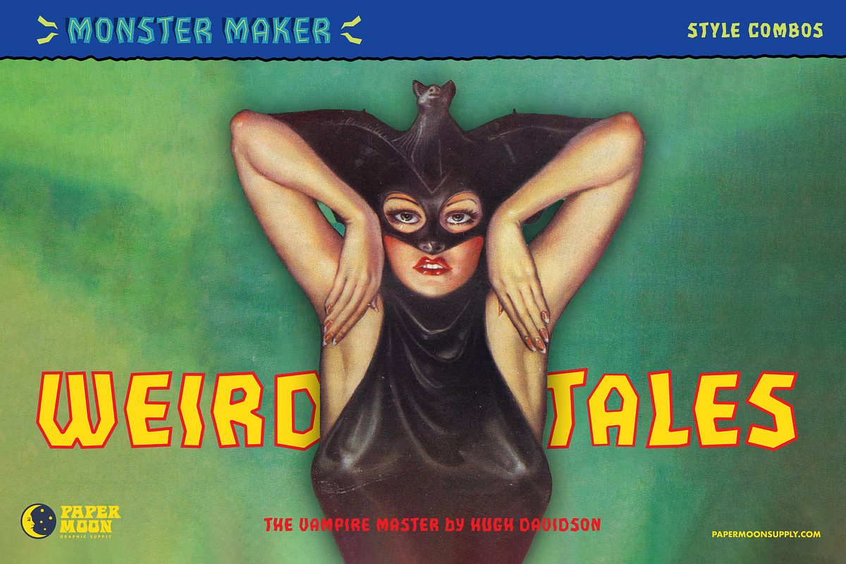 PM Monster Maker Type System, a Sans Serif Font by Paper Moon Graphic Supply (Photo 9 of 11)