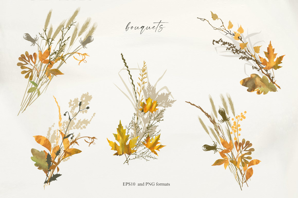 Autumn sentiment - vector clipart, a Decorative Illustration by Vasmila (Photo 3 of 14)
