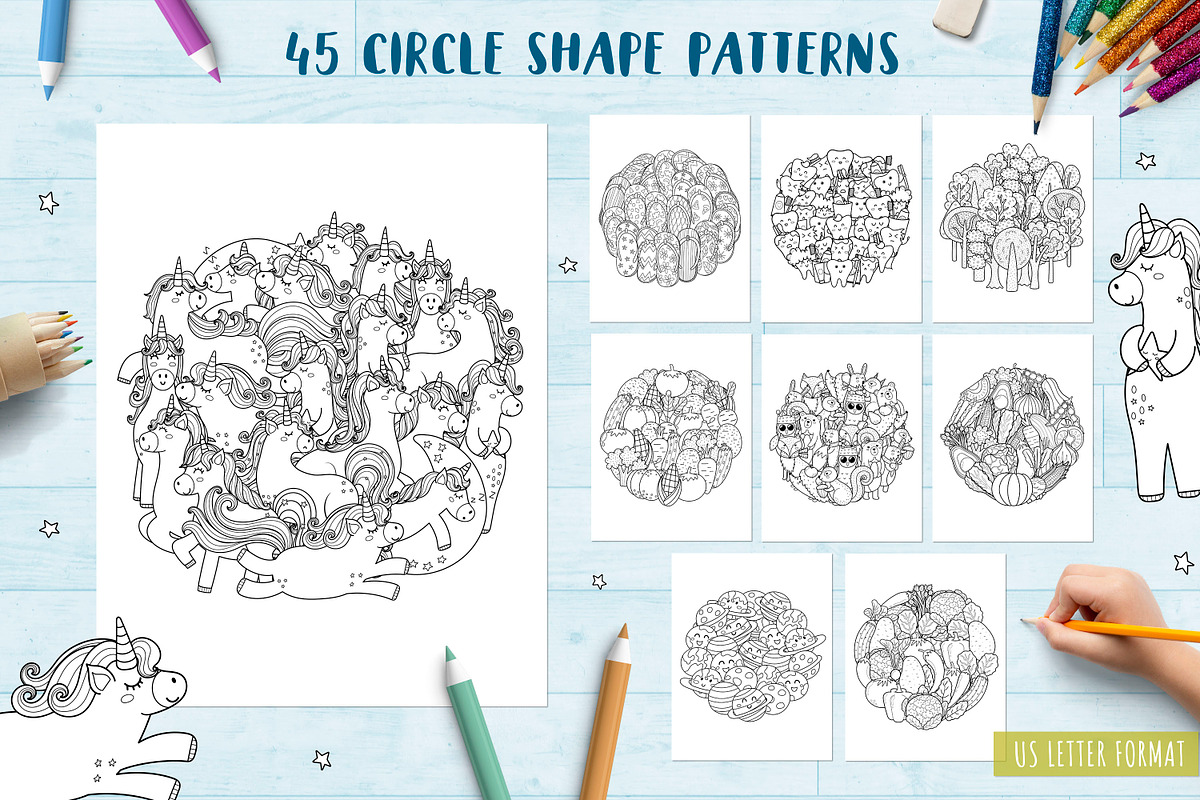 90 Coloring Pages Collection, an Illustration by Gulnara Sabirova (Photo 9 of 22)