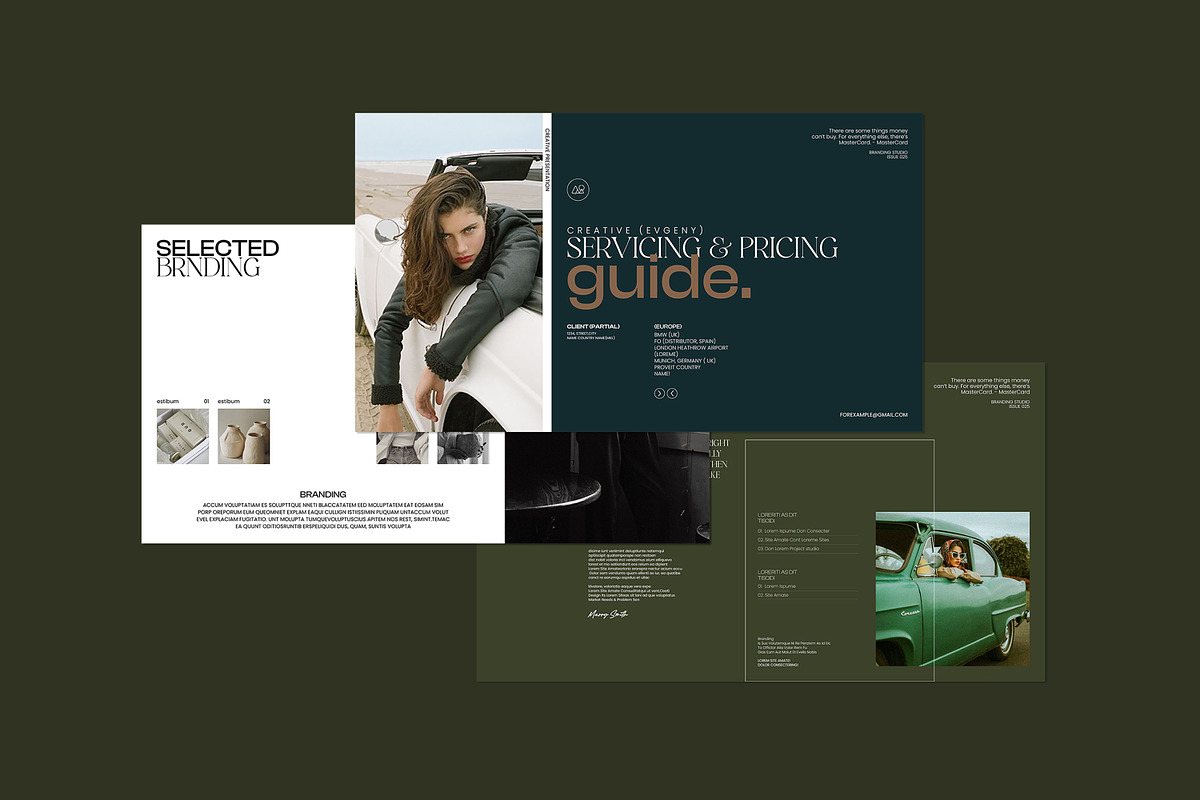 Servicing & Pricing Guide Template preview 2