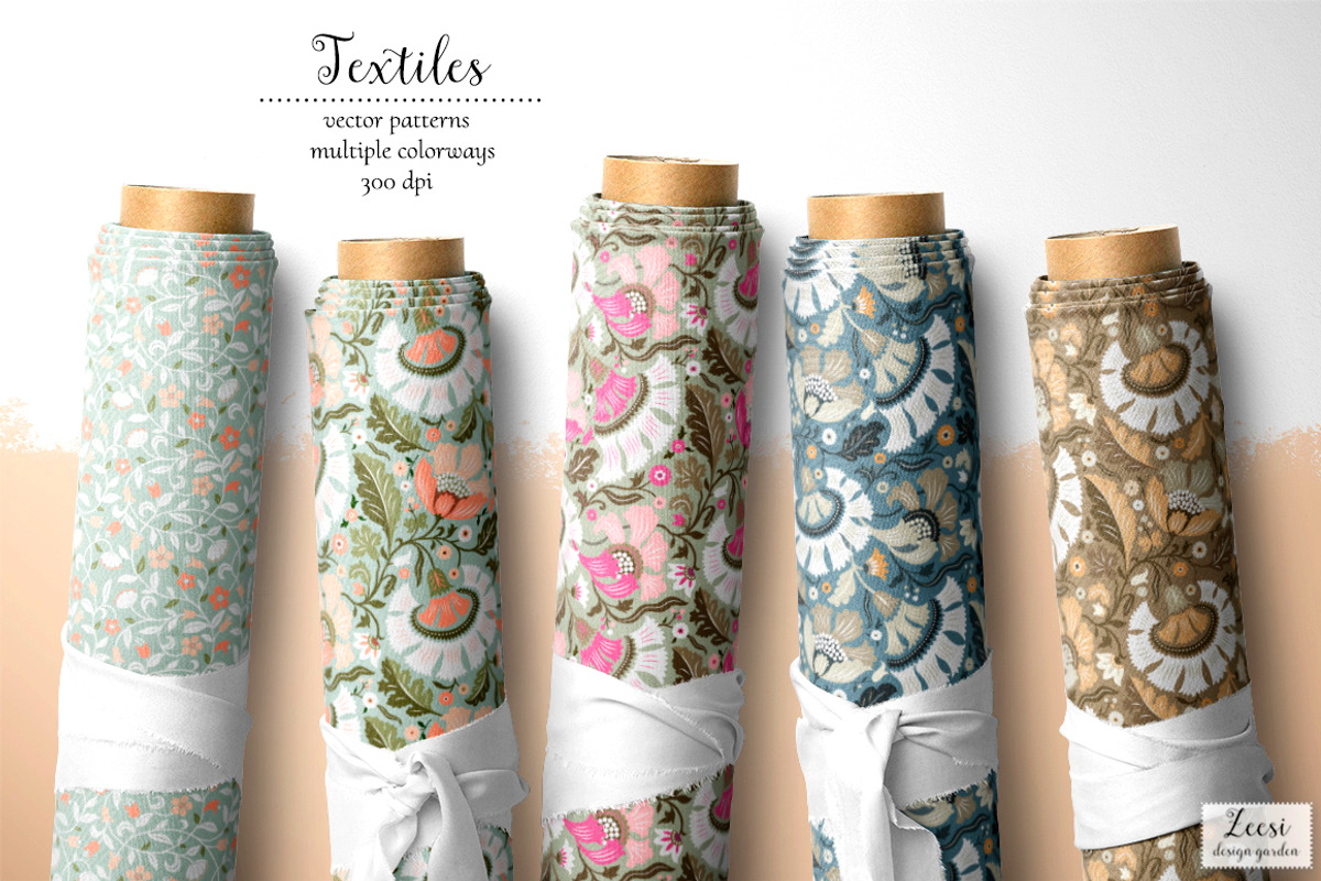 Coral Spring Patterns & Motifs, a Pattern Graphic by Zeesi Design Garden (Photo 4 of 7)