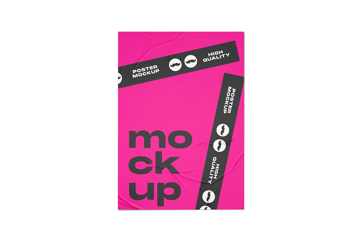 Glued Poster Mockup, a Mockup by Mockupdaddy (Photo 15 of 21)
