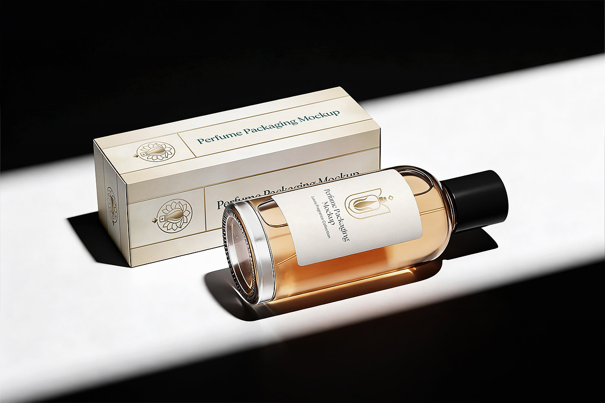 Perfume Packaging Mockup, a Product Mockup by Pitchlook.Studio (Photo 3 of 4)