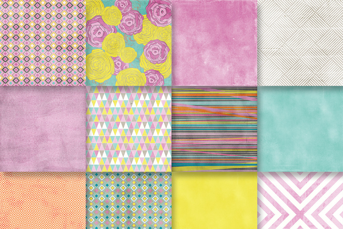 Background Paper Kit 24, a Pattern Graphic by Mod Paperie (Photo 2 of 2)