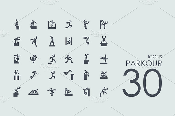 30 Parkour Icons