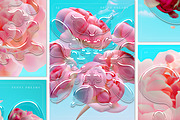 Peony Dreams: Illustration & Texture, a Background Graphic by marmarina (Thumbnail 11 of 13)