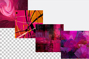 Hot Pink Abstract Art Digital Paper, a Pattern Graphic by SVGArt (Thumbnail 9 of 9)