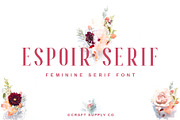 Espoir Serif - Font Family, a Serif Font by Craft Supply Co. (Thumbnail 4 of 11)