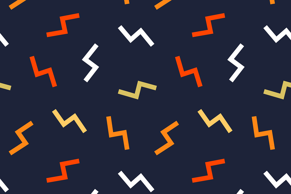 seamless pattern 80s. Vector., a Pattern Graphic by Dolvalol