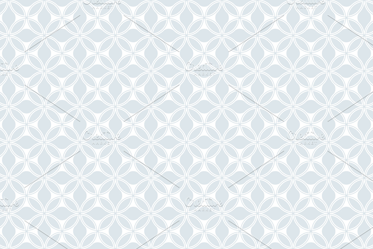 Geometric seamless floral pattern, a Pattern Graphic by RODINA (Photo 1 of 3)