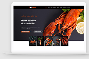 WS Lobster -Seafood Restaurant Theme