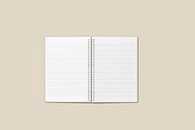 A5 Spiral Notebook Mockup, a Print Template by rahmatmoscae (Thumbnail 2 of 8)