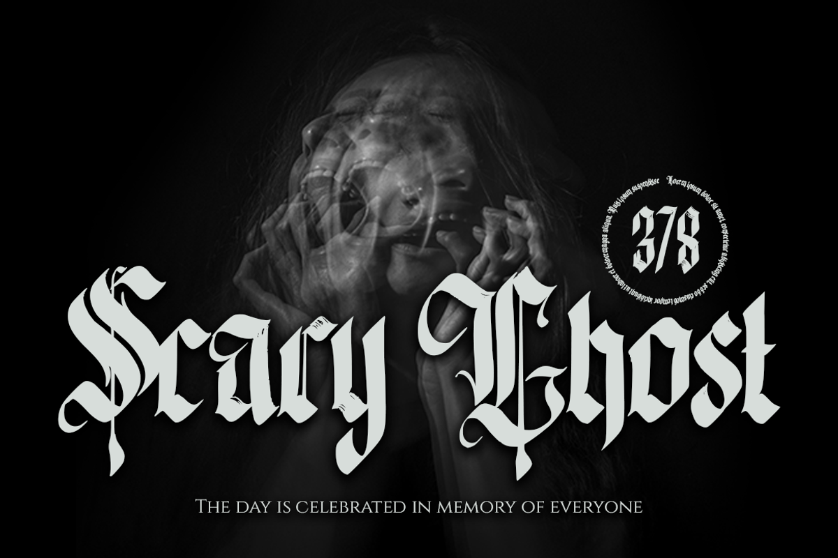 Beautiful Dream, a Blackletter Font by Meizzaluna Design (Photo 10 of 10)