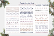 Scandi knit ornaments collection, an Animal Illustration by Gray Cat Graphics (Thumbnail 10 of 18)