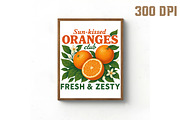 Sunkissed Oranges Club Fresh & Zesty, an Illustration by Libby Wishes (Thumbnail 3 of 6)