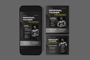 Personal Trainer Program Flyer, a Flyer Template by graphicook (Thumbnail 3 of 3)