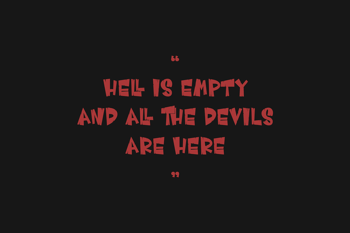 Lnomar Spooky Display Font, a Handwritten Font by Maulana Creative (Photo 4 of 7)