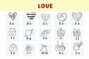 Love, a Symbol Font by Sirinart (Thumbnail 2 of 6)