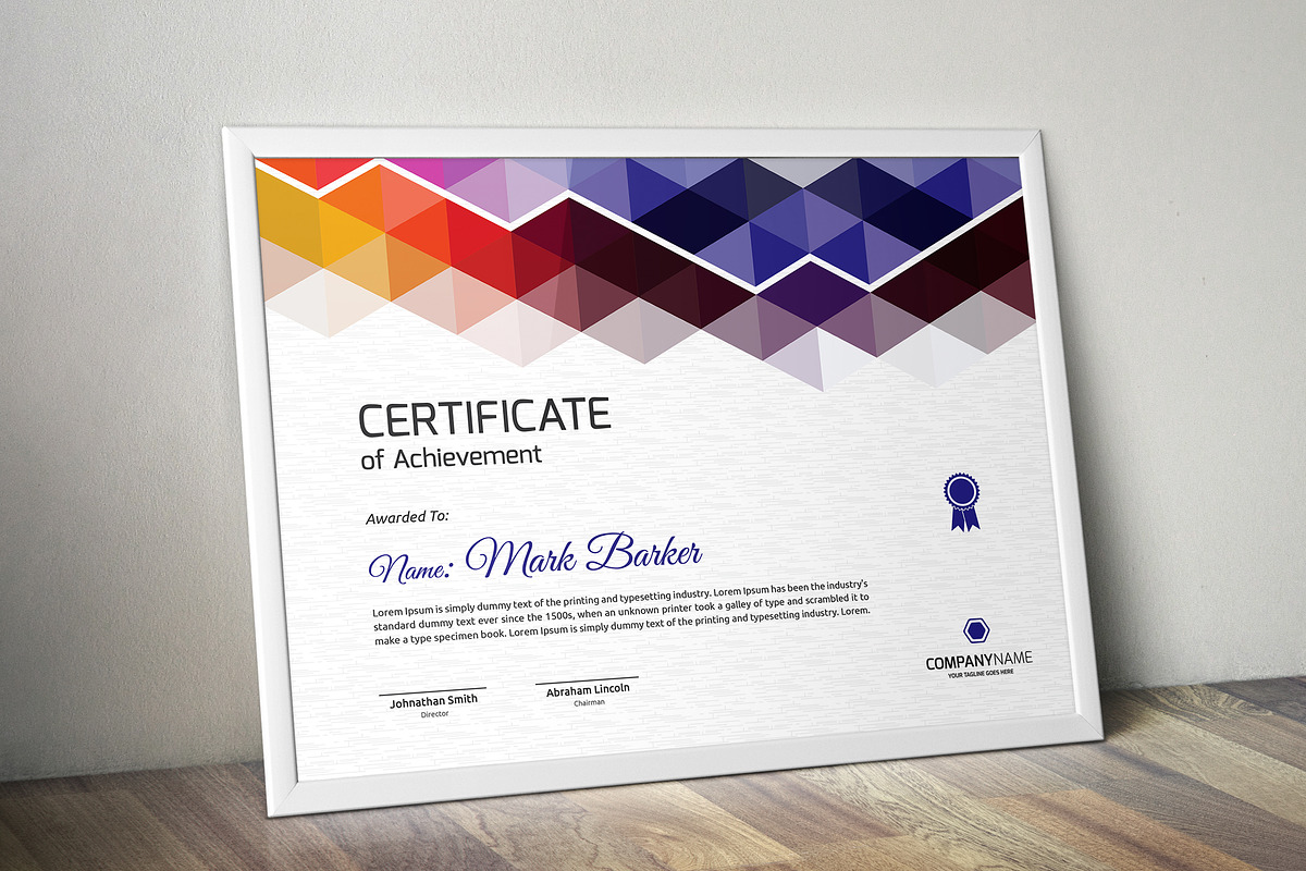 Certificate Word | PSD | AI, a Stationery Template by Curve Design (Photo 1 of 3)