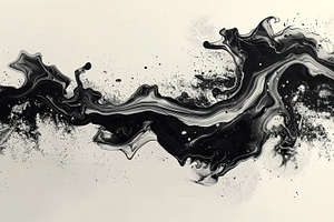 Contemporary abstract with oversized, a Photo by LOGOCREATIVE