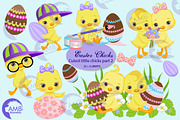 Easter chicks clipart 2 - AMB-2727, an Illustration by AMBillustrations (Thumbnail 1 of 6)