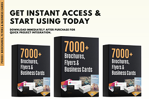 7000 Brochures, Flyers & Biz Cards