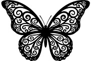 Elegant Butterfly Silhouette, an Object Graphic by Designer_Momina (Thumbnail 12 of 20)