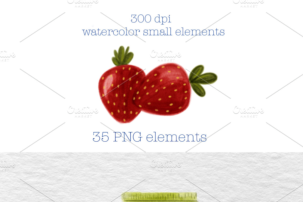 Breakfast WATERCOLOUR clipart pack, a Decorative Illustration by Oleksandra Illustrates (Photo 16 of 27)