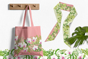 Tropical Flowers. Exotic flora set, an Illustration by Tata Pilip (Thumbnail 19 of 21)