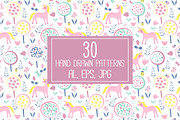 for GIRLS Seamless Patterns, a Pattern Graphic by Katya_lu (Thumbnail 2 of 9)