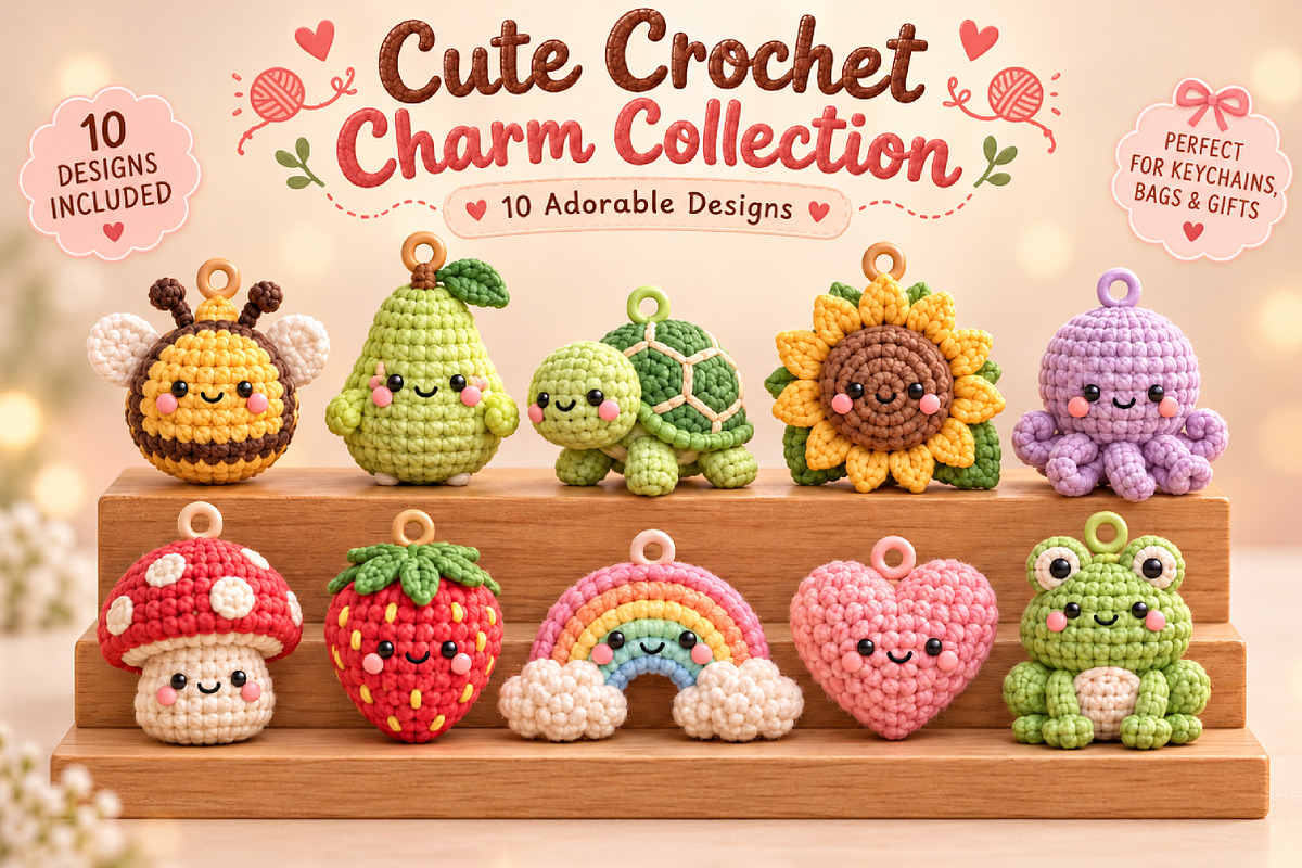 Cute Crochet Animal Keychain STL, an Object 3D Model by Layerology (Photo 3 of 4)