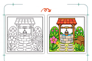 Secret Garden Days Coloring Book, a Decorative Illustration by Coco Bloom (Thumbnail 6 of 7)