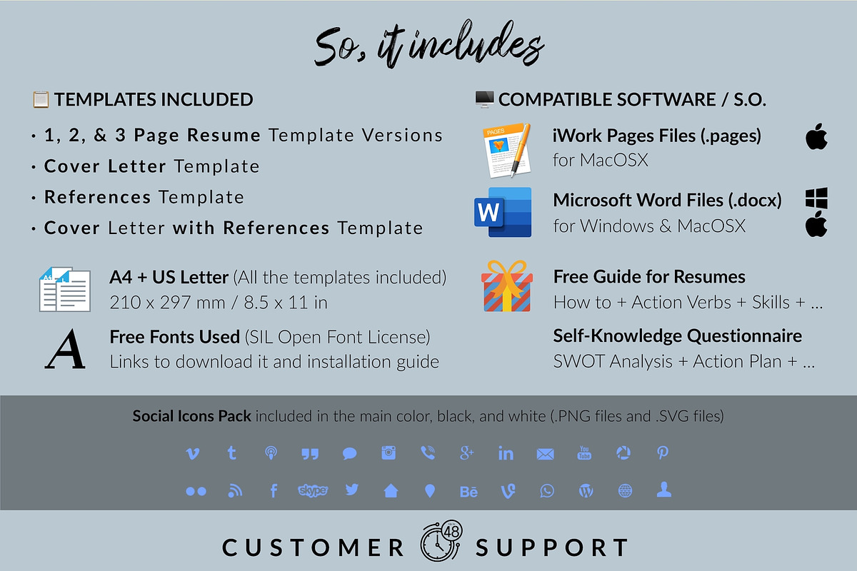 Creative Resume / CV - Gabriella, a Resume Template by Templates Design Co. (Photo 15 of 17)