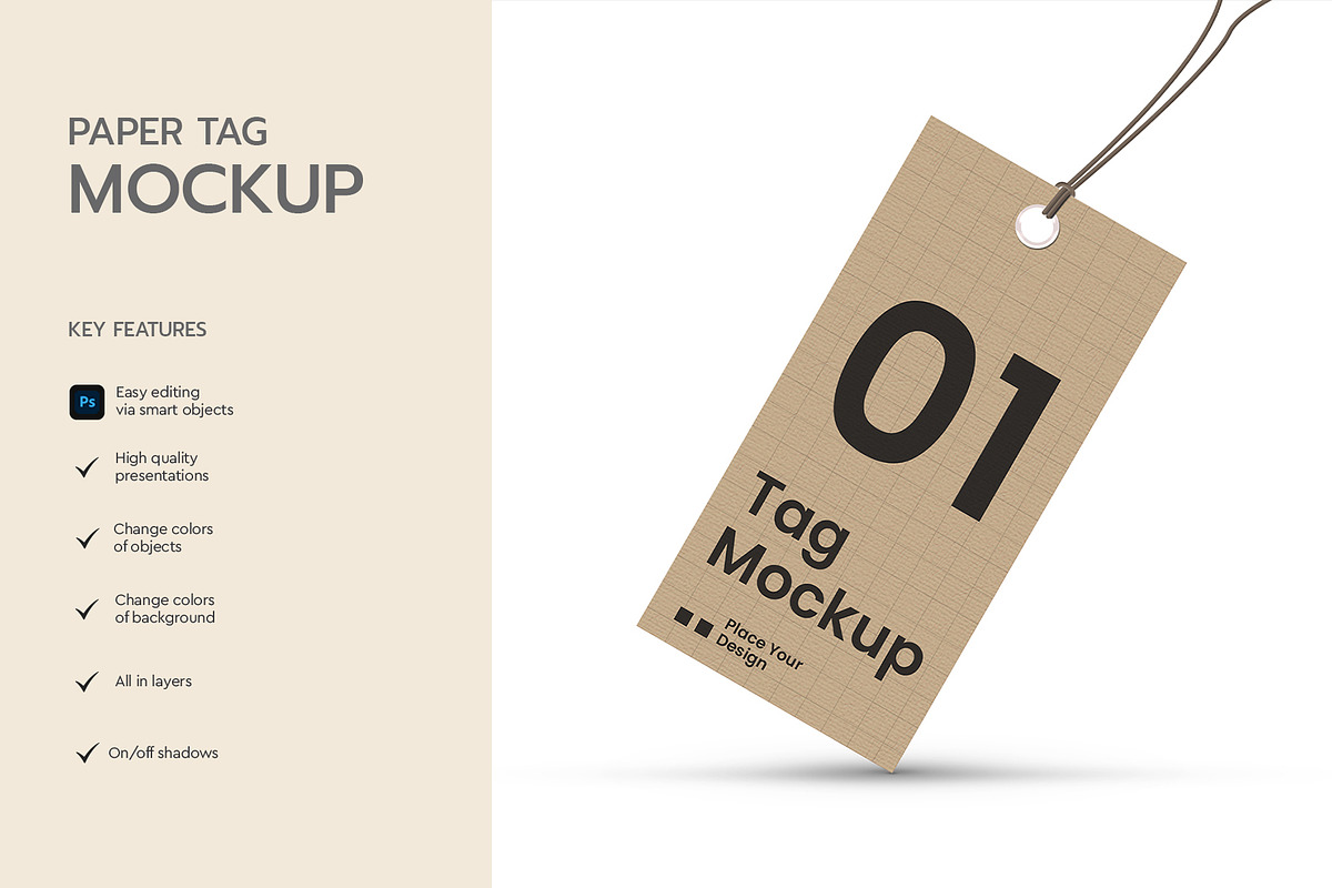 Hang Tag Mockup Scene Creator, a Product Mockup by graphypix (Photo 4 of 4)