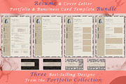 Resume CV Portfolio Bundle, a Resume Template by Showy68 Template (Thumbnail 3 of 4)
