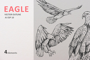 Eagle outline