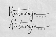 Kutaraja, a Script Font by BaronWNM (Thumbnail 9 of 10)