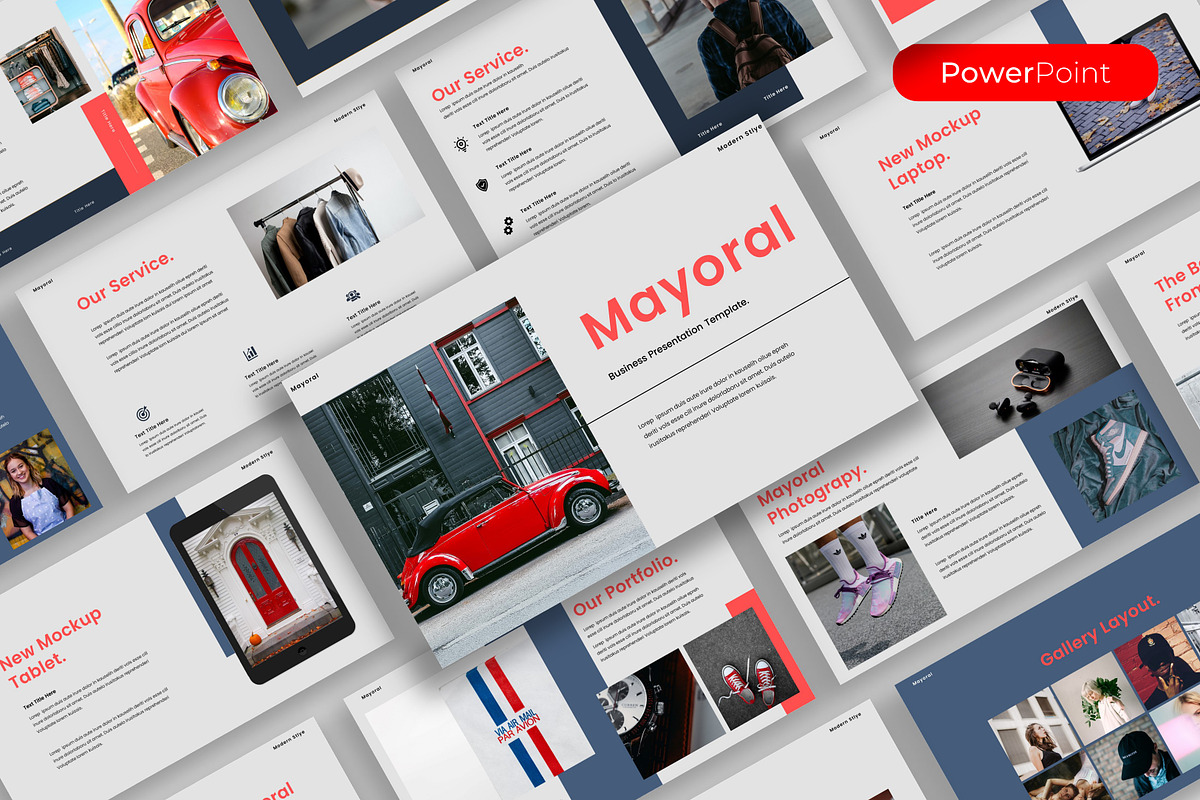 Mayoral – Business PowerPoint, a Presentation Template by kreatifreya (Photo 1 of 5)