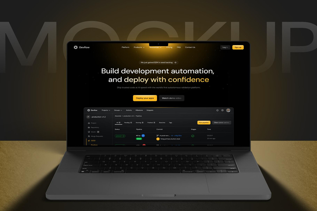 Devflow - SaaS Website UI Kit, an UI Kit Template by Creative Perspective (Photo 7 of 7)