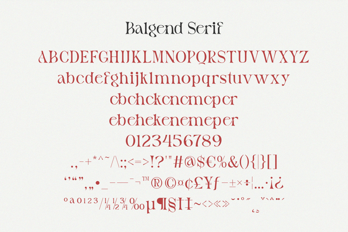 Balgend - Elegant Font Duo, a Serif Font by Typebae (Photo 8 of 10)