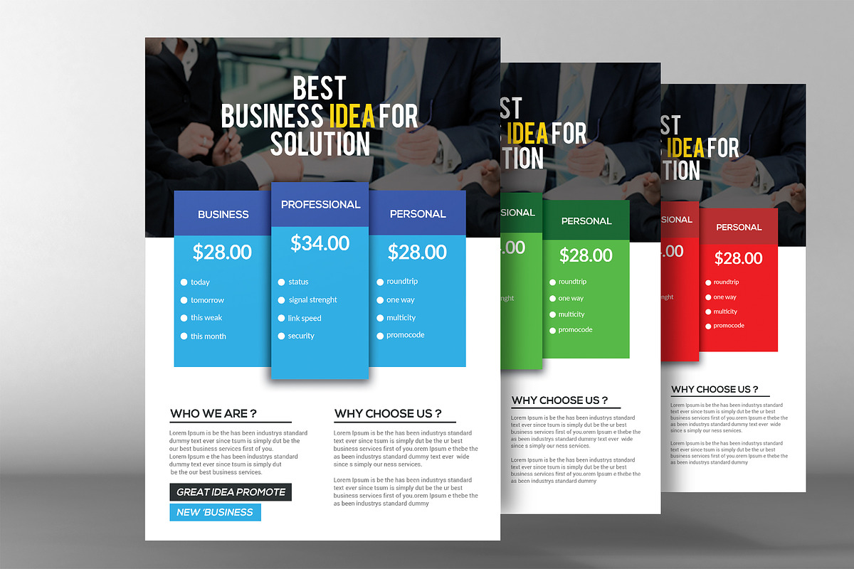 Best Corporate Business Idea Flyer, a Marketing Template by graphicforest (Photo 2 of 3)