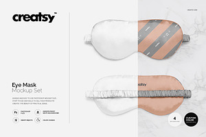 Eye Mask Mockup Set, a Mask Mockup by Creatsy