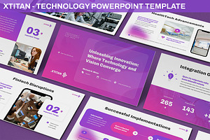 Xtitan - Technology Powerpoint, a Presentation Template by SlideFactory