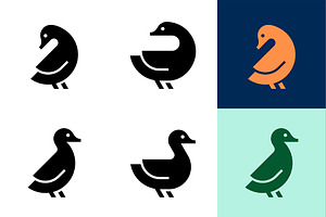 Duck Logo Pattern