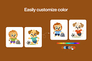 80 Animal Mascots Illustration, an Animal Illustration by Brickclay (Thumbnail 4 of 11)