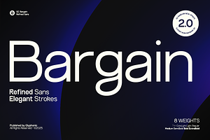 GC Bargain – Modern Sans Family, a Sans Serif Font by Glyphonic